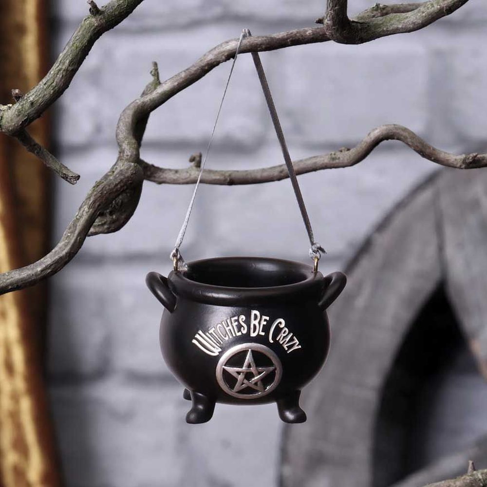 Nemesis Now - Witches Be Crazy Hanging Ornament 6.1cm Christmas bauble - Black